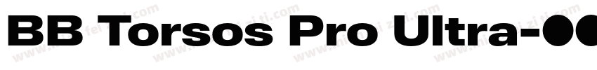 BB Torsos Pro Ultra字体转换